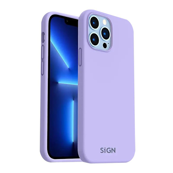 SiGN Liquid Silicone Case för iPhone 14 Pro Max - Lavender