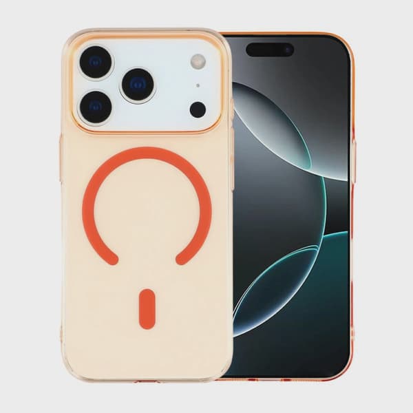 Ultratunt Mobilskal med Kameraskydd för iPhone 17 Pro - Orange