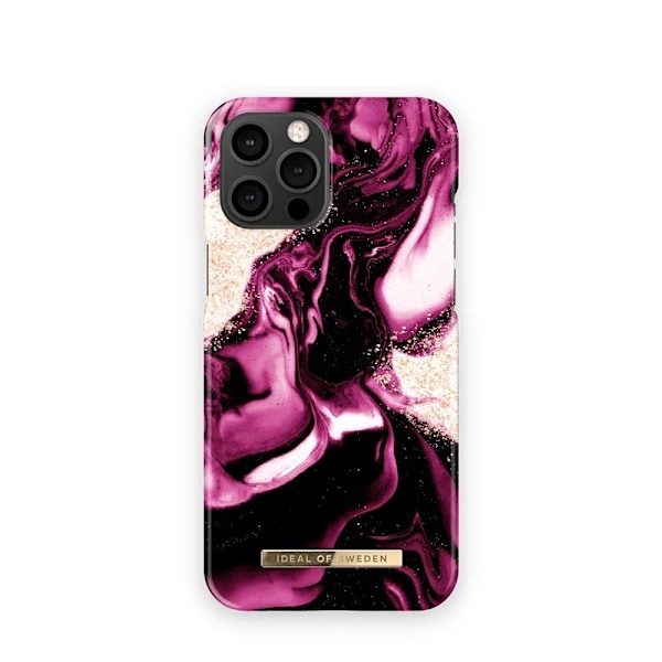 Ideal of Sweden iPhone 13 Pro Max Skal - Gold Ruby Marble