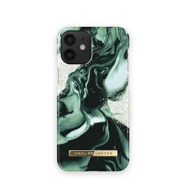 iDeal Of Sweden Fashion Skal för iPhone 13 - Golden Olive Marble