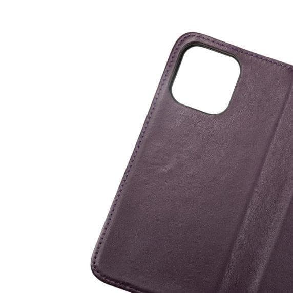 iPhone 15 Plus Plånboksfodral Läder Rvelon - Lila
