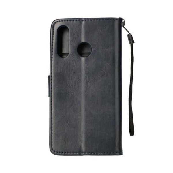 Huawei P30 Lite Flip Stand Leather Wallet Case Blue