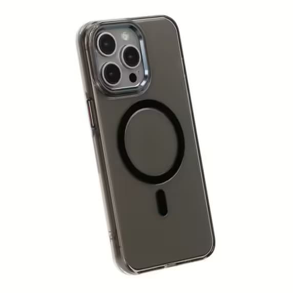 iPhone 15 Pro Max Mobilskal TPU med Magnet Rvelon - Svart