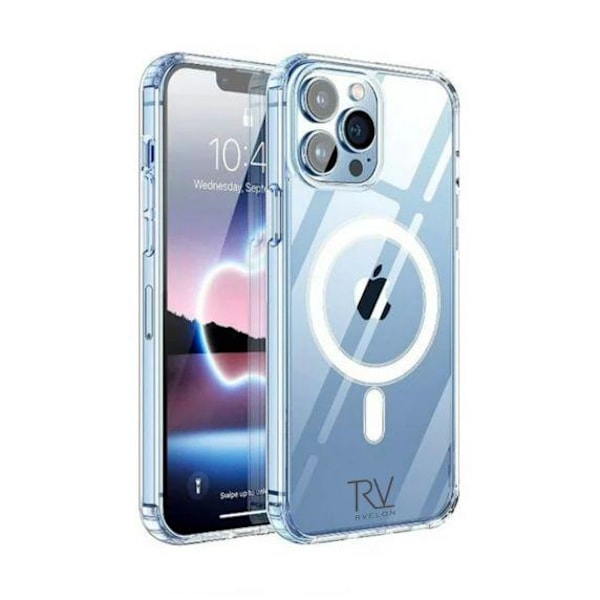 RV Magnetic Case for iPhone 14 Pro Max Magsafe Charger Phone Case Transparent