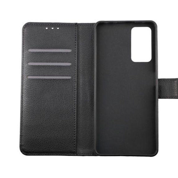 Flip Stand Leather Wallet Case For Redmi Note 11 Black