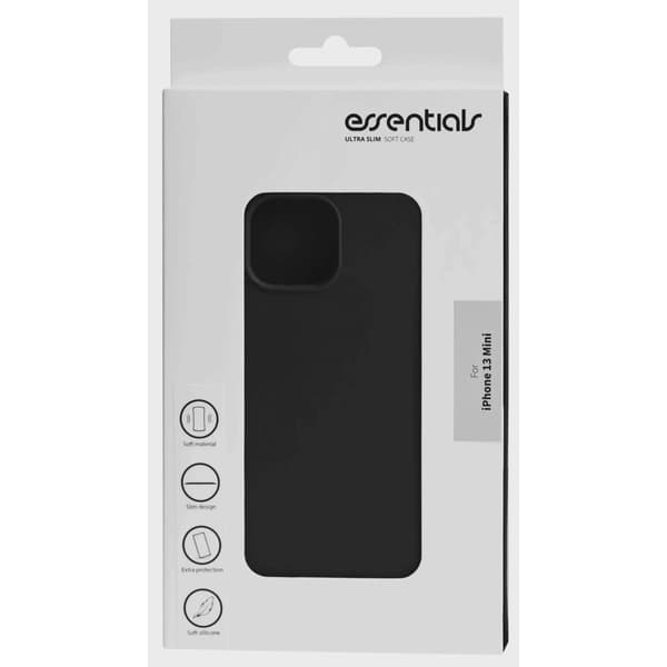 iPhone 13 silicone back cover, Black