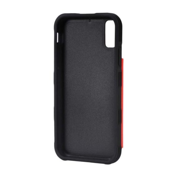 iPhone XR PU Leather Back Flip Wallet Case Red