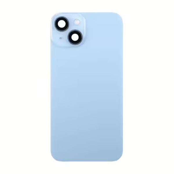 iPhone 14 Baksida Glas Komplett - Blå