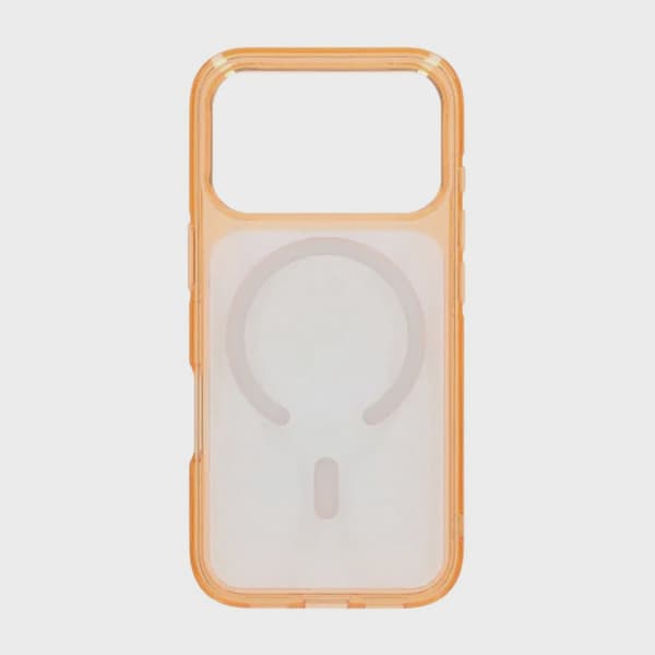 Magsafe-skal TPU för iPhone 17 Pro Max - Orange Transparent