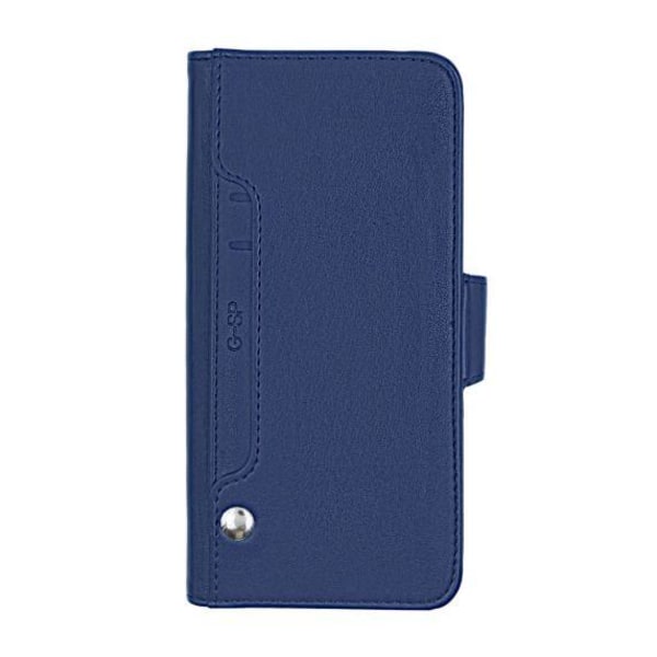 Flip Stand PU Leather Kickstand Card Case Blue For iPhone 7/8