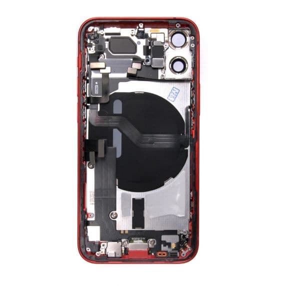 iPhone 12 Mini Baksida/Komplett Ram - Röd