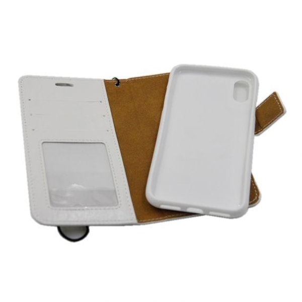 Detachable Leather Case For iPhone X/XS White