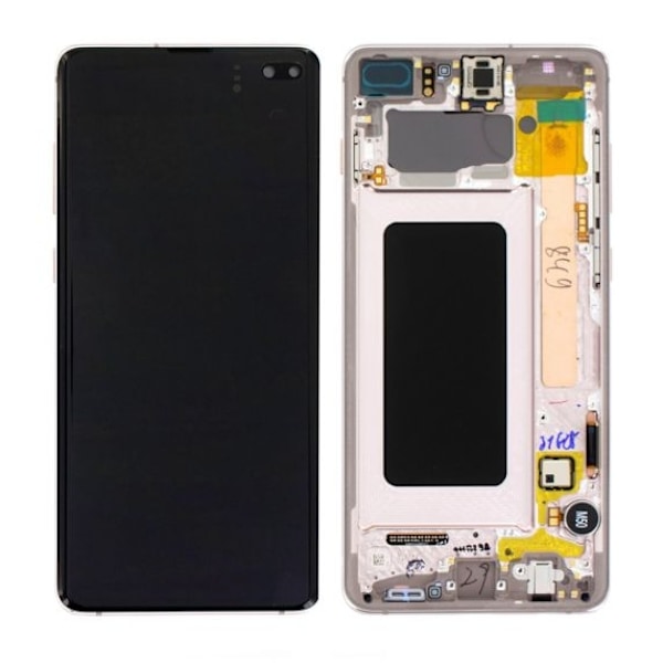 Samsung Galaxy S10 Plus Skärm med LCD Display Original - Vit
