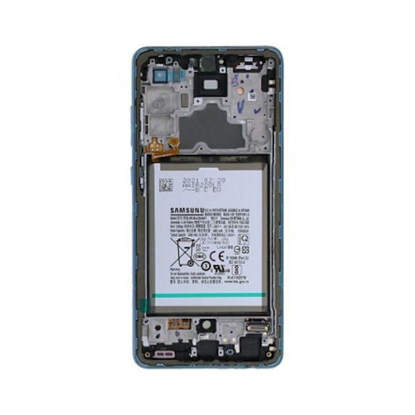 Samsung Galaxy A72 4G/5G Skärm med LCD Display Original - Blå