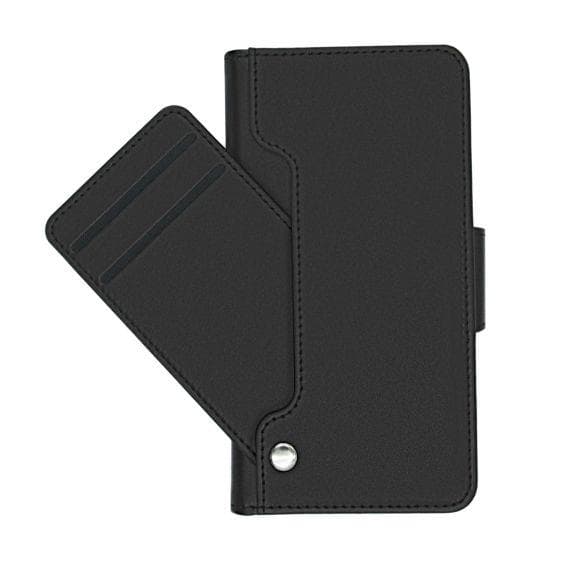 RV Plånboksfodral - iPhone 12 Pro Max - Extra Kortfack och Stativ - Svart