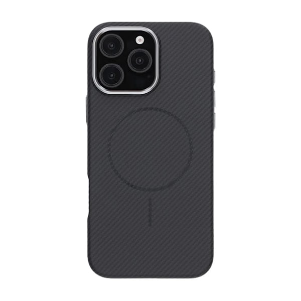 iPhone 16 Pro Max Mobilskal Carbonmönstrad - Svart