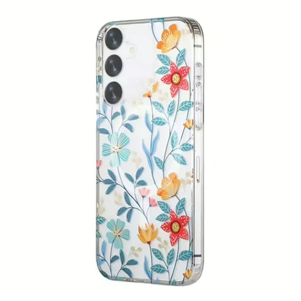 Samsung Galaxy S24 Plus Mobilskal Magnet - Blommor & Kvistar