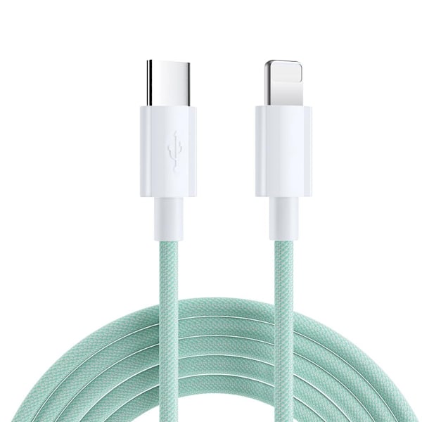 SiGN Boost USB-C till Lightning Kabel, 20W, 2m - Grön
