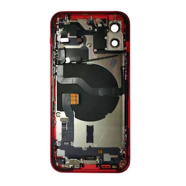 iPhone 12 Baksida/Komplett Ram - Röd