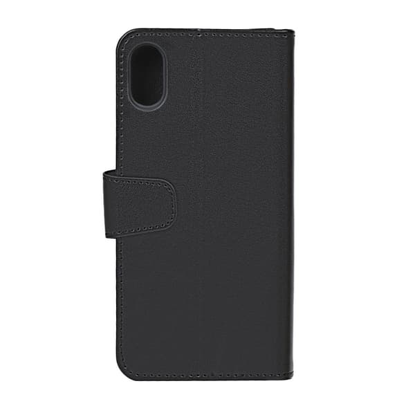 iPhone XS Max Plånboksfodral Stativ och extra Kortfack - Svart