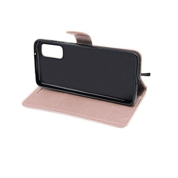 Flip Stand Leather Wallet Case For Samsung Galaxy S20 Pink