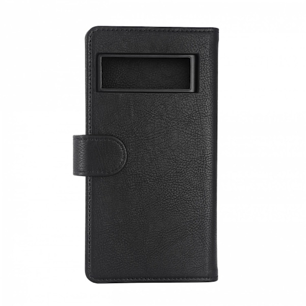 Google Pixel 6a PU wallet, detachable, 3 cards,blk