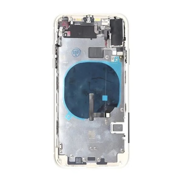 iPhone 11 Baksida med Komplett Ram Premium - Vit