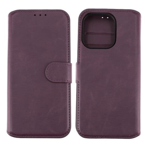 iPhone 15 Pro Plånboksfodral Magnet Rvelon - Lila