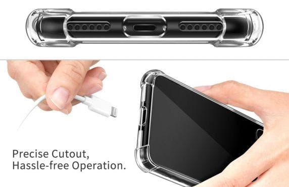 Stöttåligt Skal iPhone X/XS - Transparent