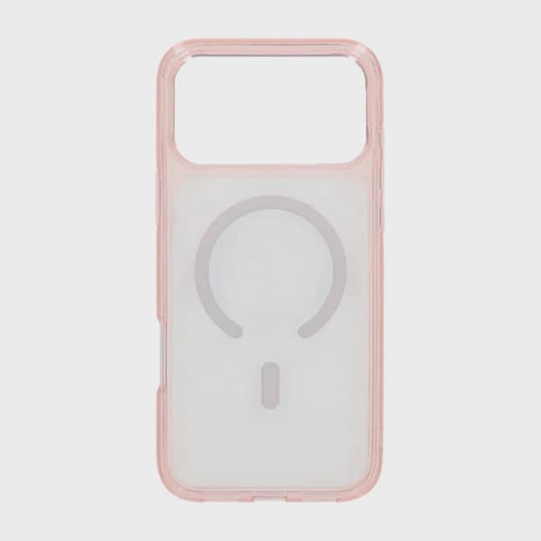 Magsafe-skal TPU för iPhone 17 Pro - Rosa Transparent