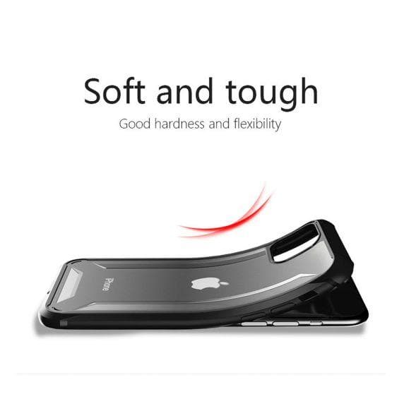 TPU Edge Transparent Frosted Shockproof Case For iPhone 11 Pro Max Black