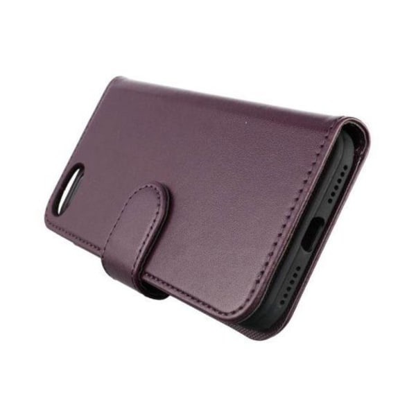 RV Magnetiskt Plånboksfodral - iPhone 7/8/SE 2020 - Mörklila