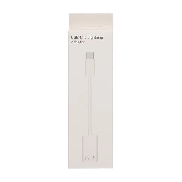 USB C Till lightning Hörlursadapter