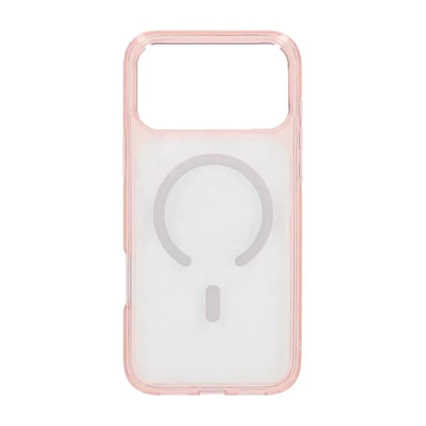 Mobilskal TPU Magsafe för iPhone 17 Pro - Rosa Transparent