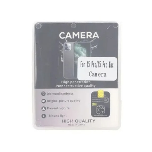 iPhone 15 Pro / iPhone 15 Pro Max Kameraskydd Härdat Glas (5 pack)