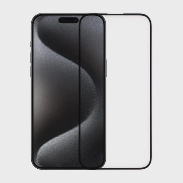 Skärmskydd Härdat Glas iPhone 15 Pro Velos (miljö)