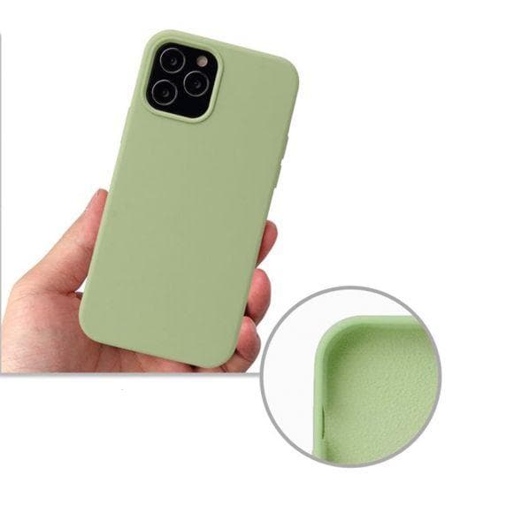 iPhone 13 Pro Liquid Silikonfodral Matcha Green