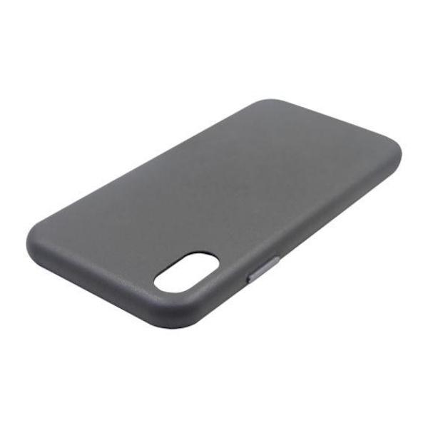 Fitted Leather Case For iPhone X/XS Grey