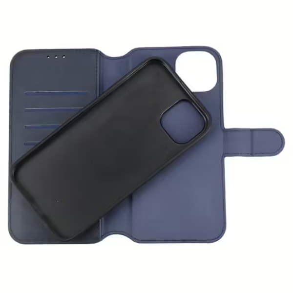 iPhone 15 Plus Plånboksfodral Magnet Rvelon - Blå