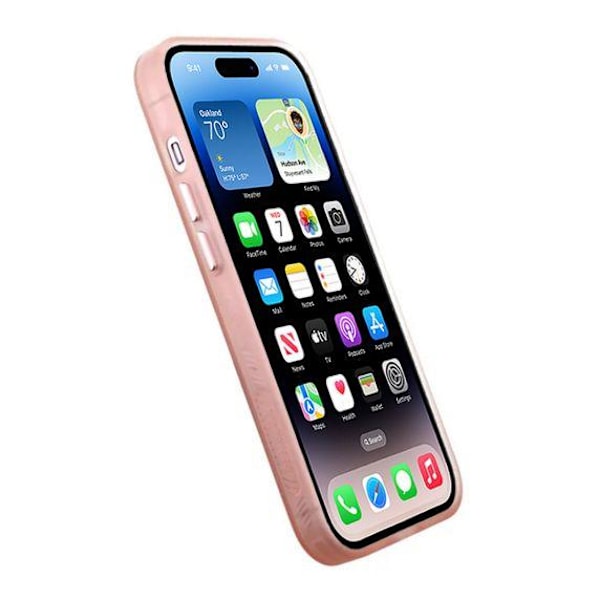 iPhone 14 Pro Max Mobilskal - Frostat Rosa