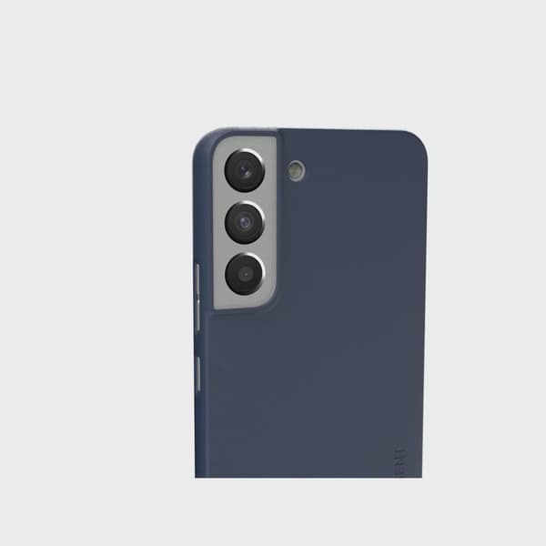 Nudient Samsung Galaxy S22 Skal Thin Case V3 Midwinter Blue
