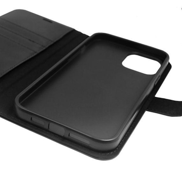 iPhone 12 Mini Plånboksfodral med Stativ - Svart