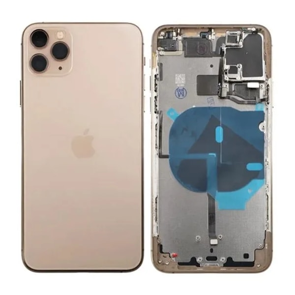 iPhone 11 Pro Back Cover Complete OEM Gold With Small Parts