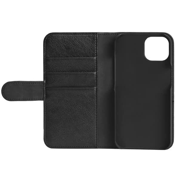 iPhone 13 Mini PU wallet, 3 cards, Black