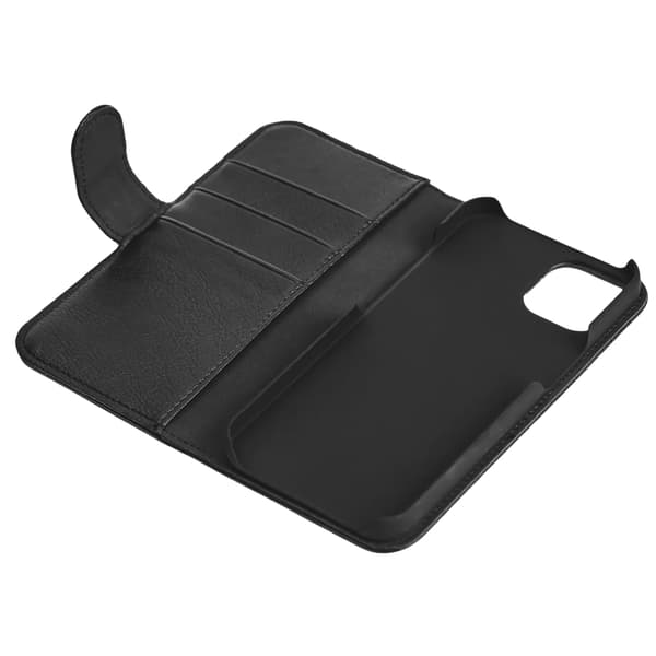 iPhone 13 Mini PU wallet, 3 cards, Black