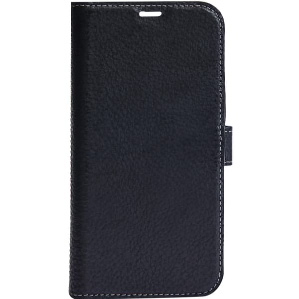 iPhone 12 mini leather wallet, detachable, Black