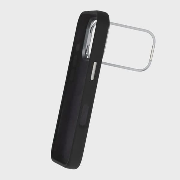 Mobilskal Silikon Magsafe och Statv iPhone 17 Pro - Svart