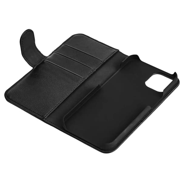 iPhone 13 Mini PU wallet, 3 cards, Black