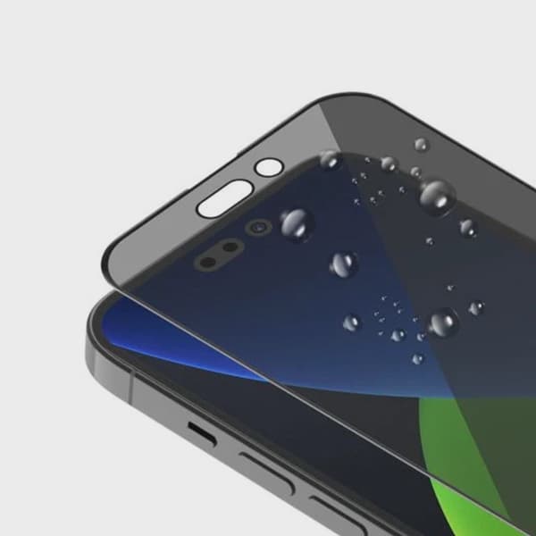 Skärmskydd Privacy Härdat Glas iPhone 14 Pro Max Velos (miljö)