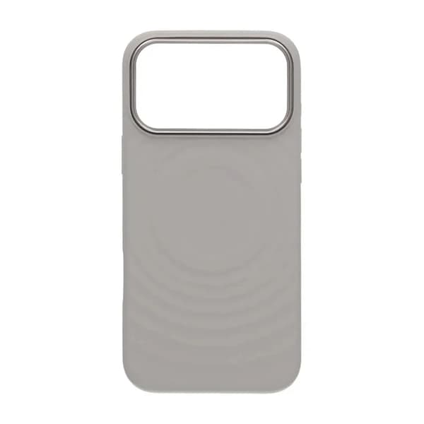 Mobilskal Silikon med Magsafe för iPhone 17 Pro Max - Ljusgrå